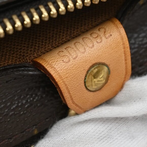 LOUIS VUITTON Cabas Piano Shoulder Bag Monogram Leather Brown - Picture 15 of 15